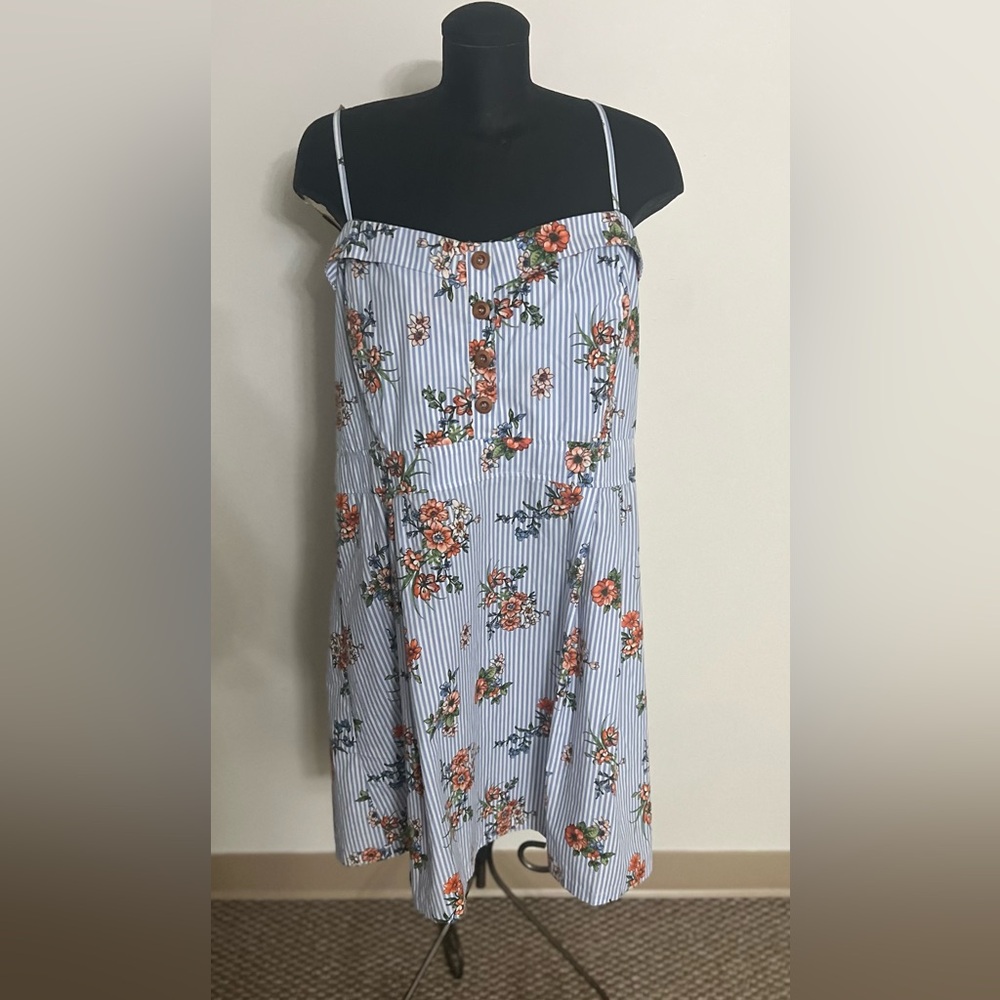 #13 3X FOREVER 21 striped dress HOST PICK 🩷🔥